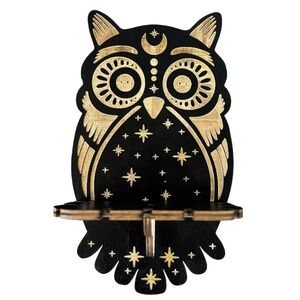 NEW! Beautiful Owl Crystal and Gemstone Shelf!